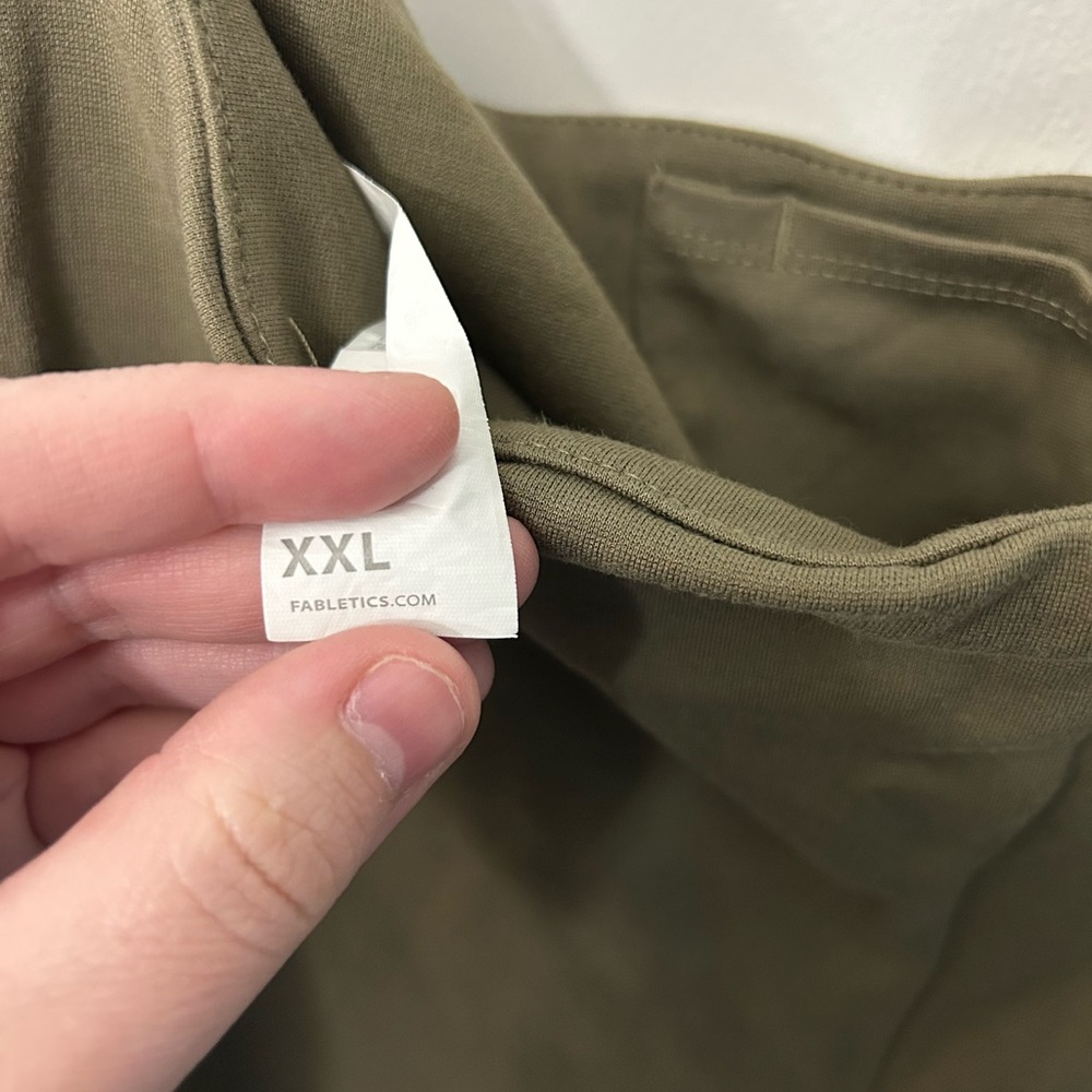 Fabletics Olive Green High-Waisted Pants - Picture 5 of 5